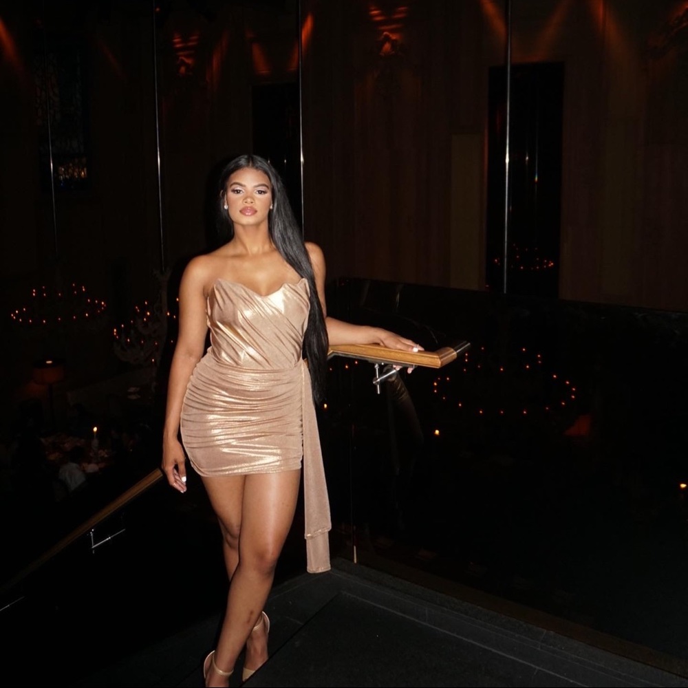 Stephxdesigns gold dress